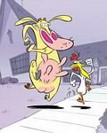 pic for cow and chicken